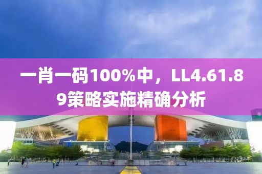 一肖一码100%中，LL4.61.89策略实施精确分析