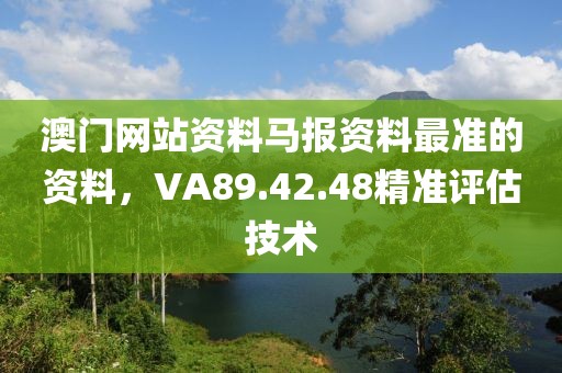 澳门网站资料马报资料最准的资料，VA89.42.48精准评估技术