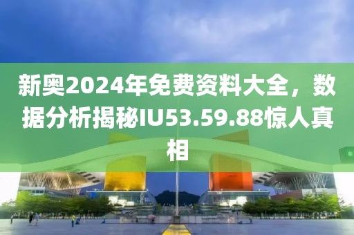 新奥2024年免费资料大全，数据分析揭秘IU53.59.88惊人真相