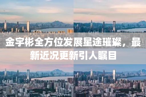金宇彬全方位发展星途璀璨，最新近况更新引人瞩目