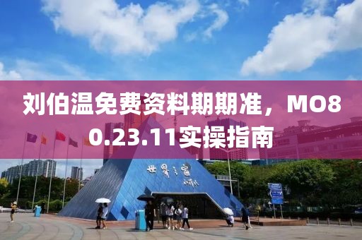 刘伯温免费资料期期准，MO80.23.11实操指南