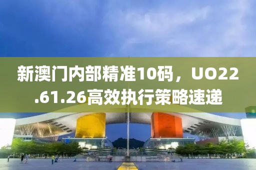 新澳门内部精准10码，UO22.61.26高效执行策略速递