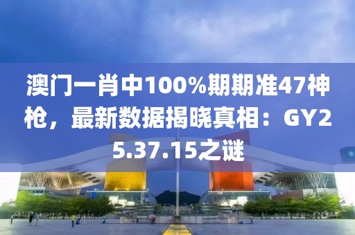 澳门一肖中100%期期准47神枪，最新数据揭晓真相：GY25.37.15之谜