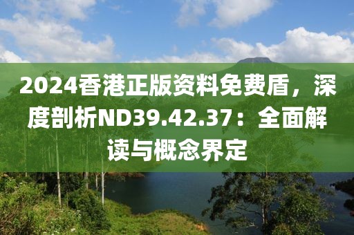 2024香港正版资料免费盾，深度剖析ND39.42.37：全面解读与概念界定