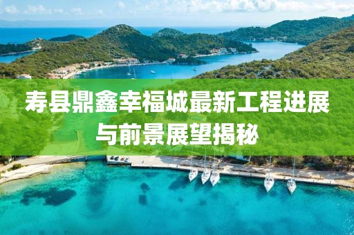 寿县鼎鑫幸福城最新工程进展与前景展望揭秘
