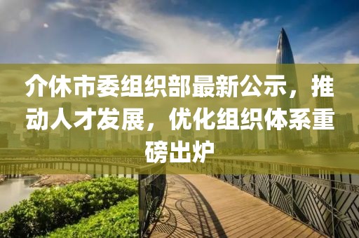介休市委组织部最新公示，推动人才发展，优化组织体系重磅出炉