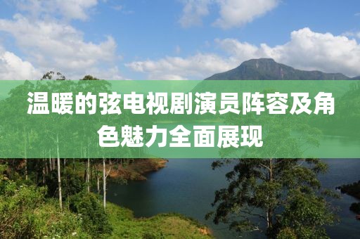 温暖的弦电视剧演员阵容及角色魅力全面展现