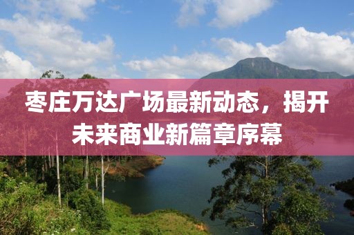 枣庄万达广场最新动态，揭开未来商业新篇章序幕